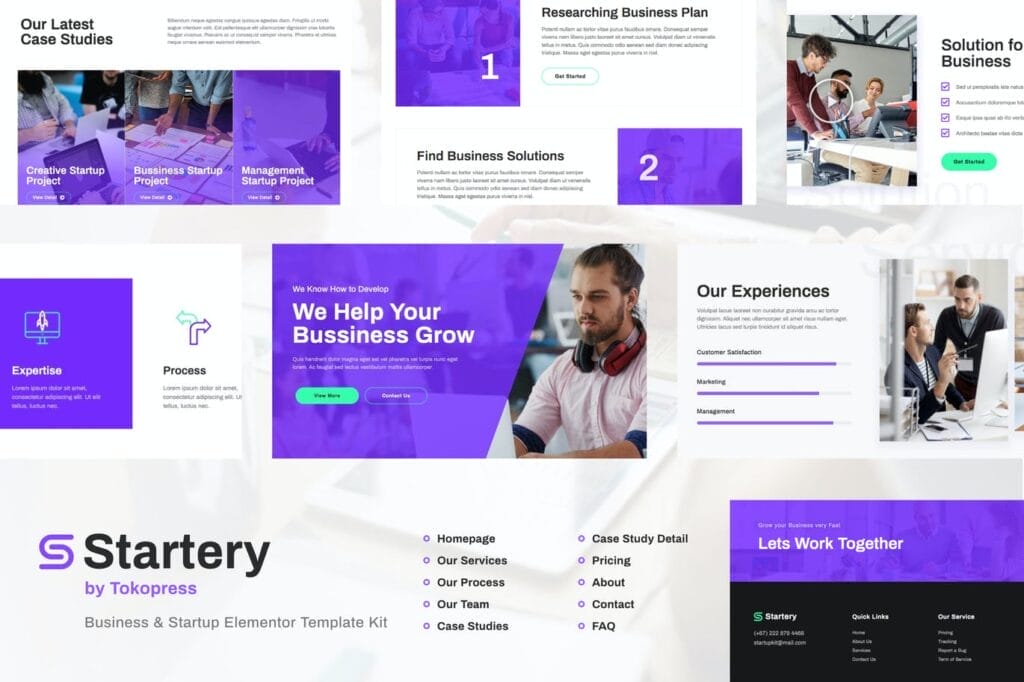 Startery | Business & Startup Elementor Template Kit