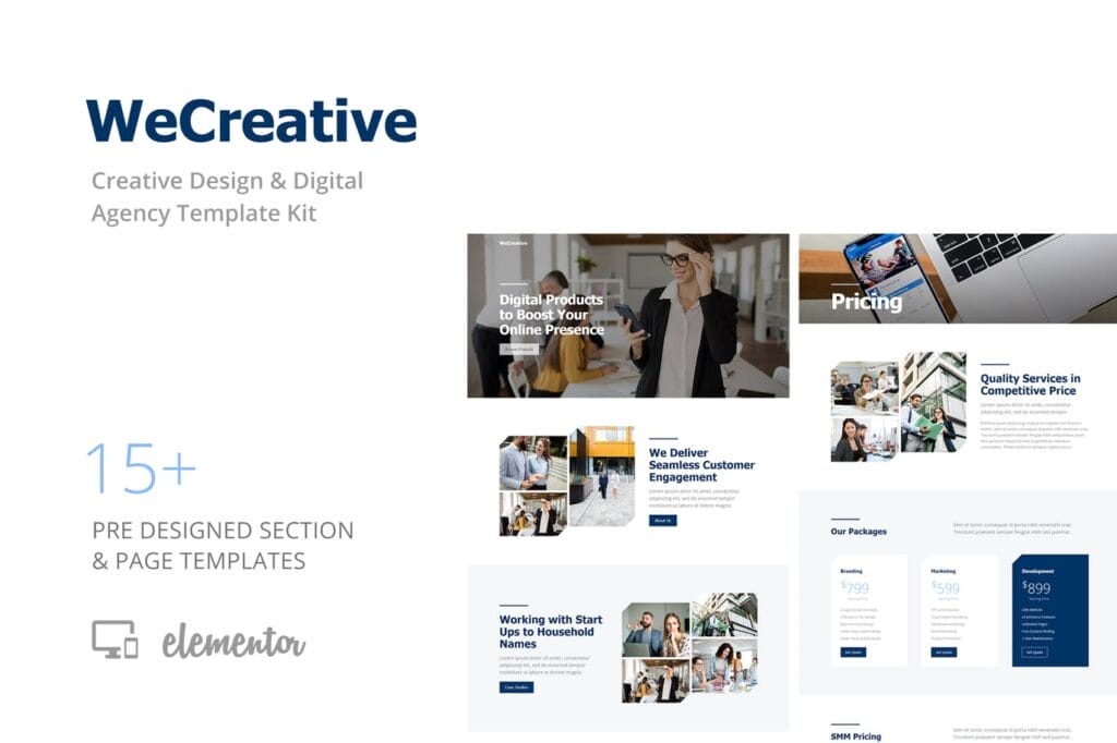 WeCreative – Digital Agency Template Kit