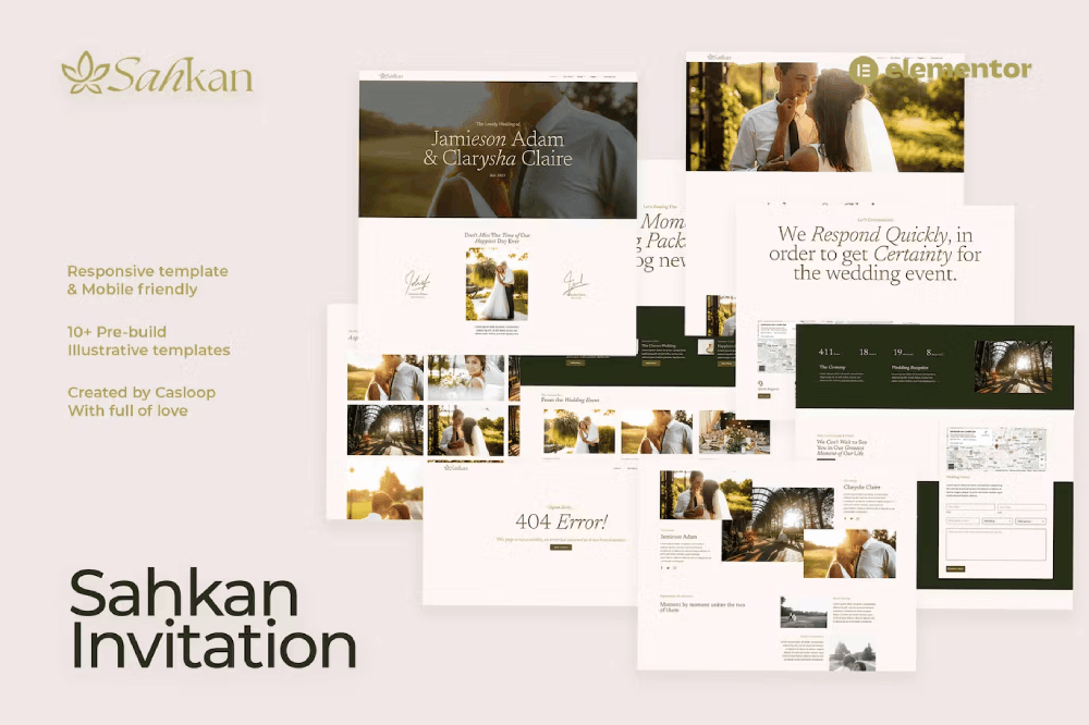 Sahkan Wedding Invitation and Gallery